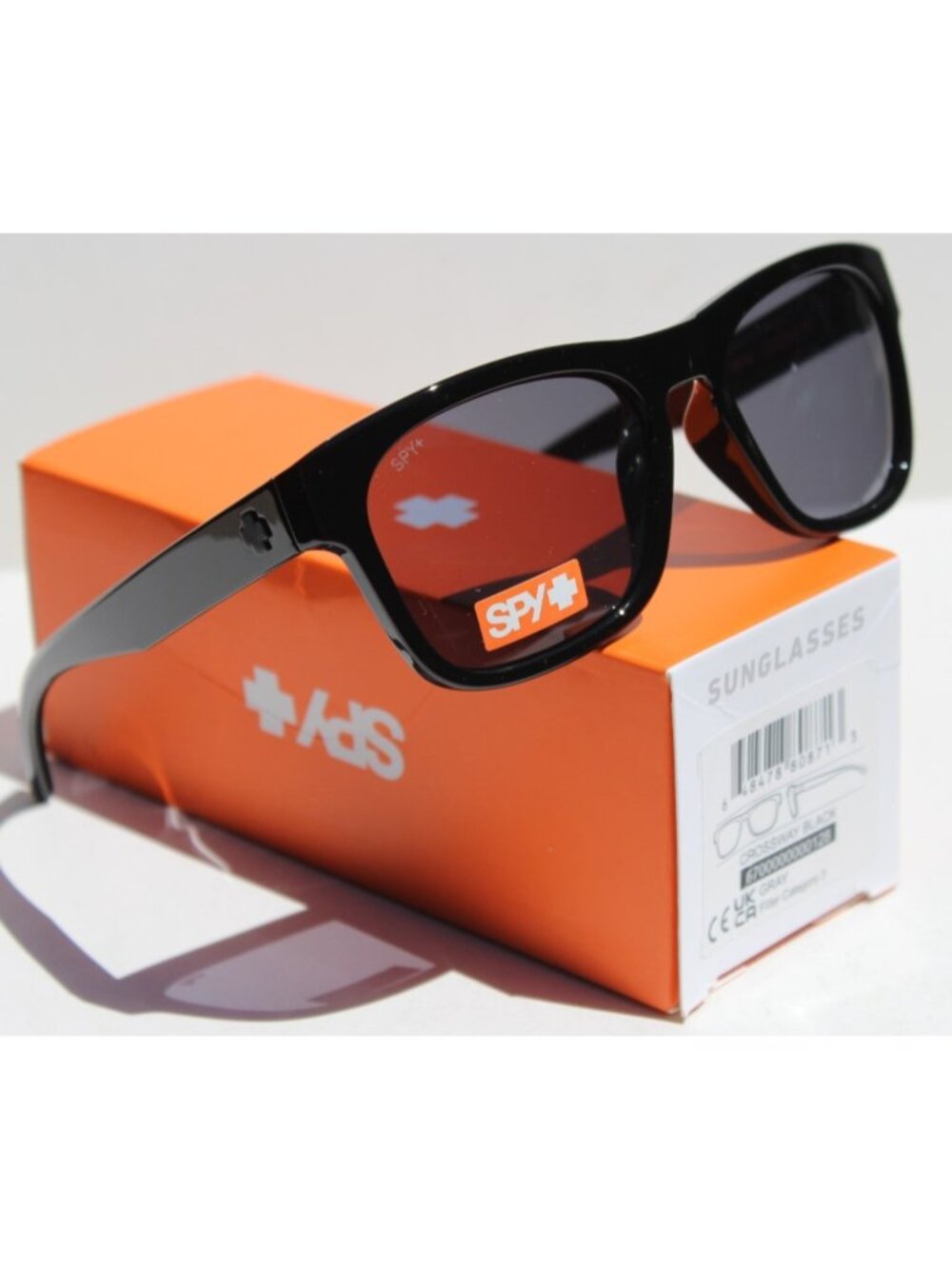 SPY OPTICS Crossway Sunglasses Black/Gray NEW 6700000000128